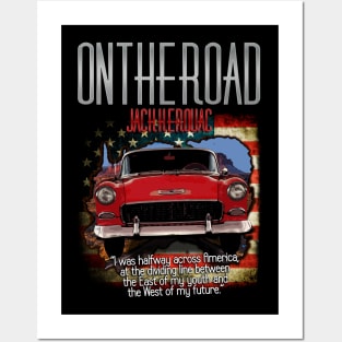 Jack Kerouac On The Road Design Posters and Art